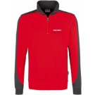 Hakro Zip-Sweatshirt Contrast Performance